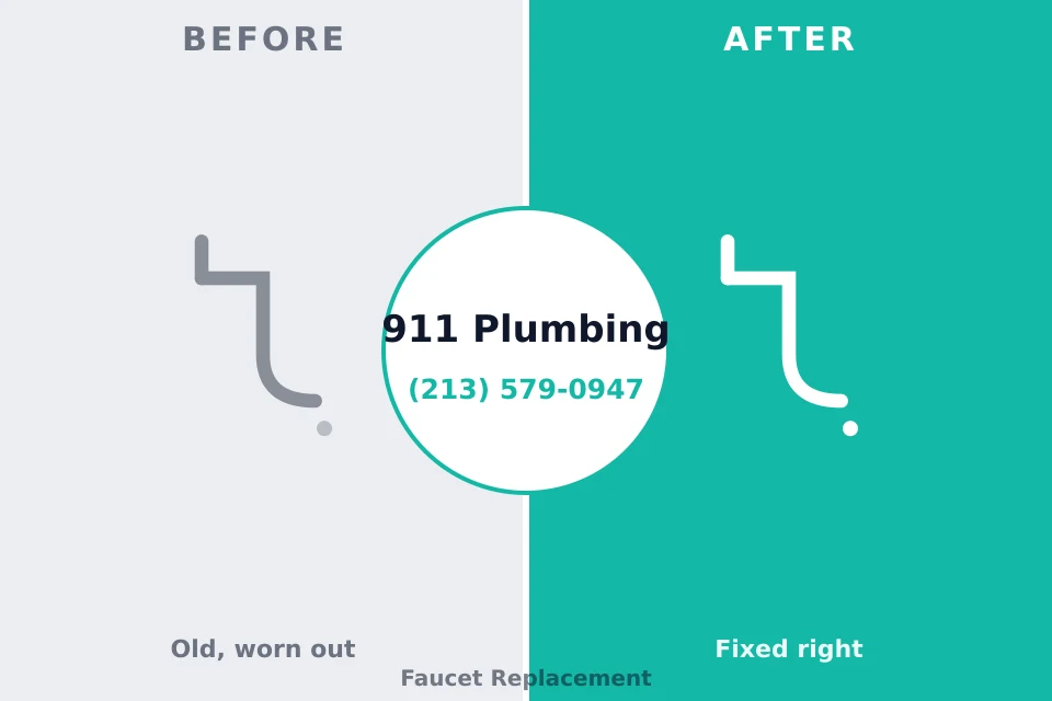 Before and after: plumbing company Oak Bluffs, MA